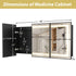 Hausvita Framed Recessed LED Light Bathroom Medicine Cabinet -Lager 
