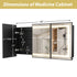 Hausvita Framed Recessed LED Light Bathroom Medicine Cabinet -Lager 