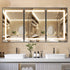 Hausvita Framed Recessed LED Light Bathroom Medicine Cabinet -Lager 