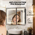 Hausvita Framed Recessed LED Light Bathroom Medicine Cabinet -medium 