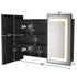 Hausvita Framed Recessed LED Light Bathroom Medicine Cabinet -medium 