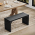 Hausvita HiKingQueens 35" Dining Bench, Indoor Wood Bench for Entryway,Living Room,Kitchen and Bedroom (Nature, Long Bench) 