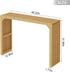 Hausvita HiKingQueens 35" Dining Bench, Indoor Wood Bench for Entryway,Living Room,Kitchen and Bedroom (Nature, Long Bench) 