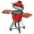 Hausvita Outdoor Larger Ceramic Kamado Charcoal Grill and Smoker with Cover 