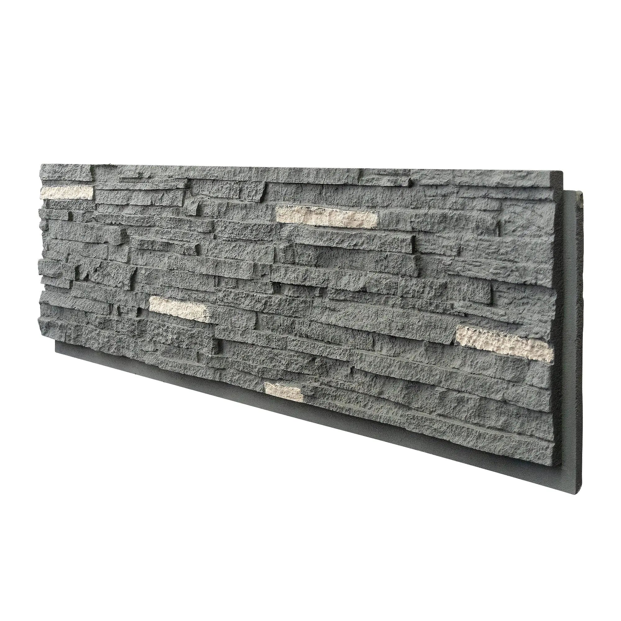 Hausvita PU Stone Panel Faux Stone Look Wall 47.24"L x11.81"W 