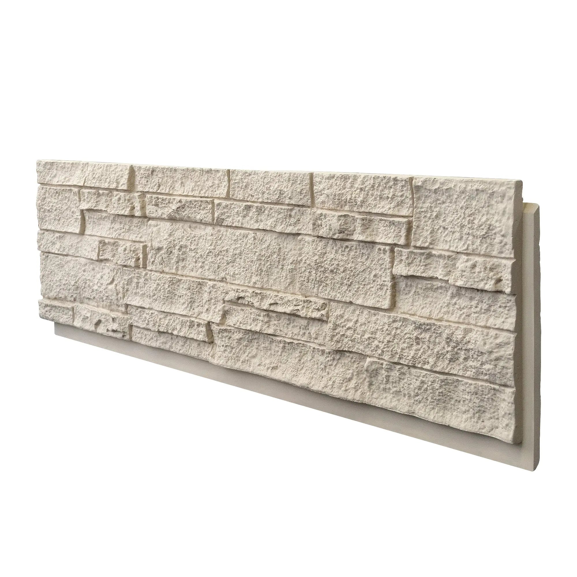 Hausvita PU Stone Panel Faux Stone Look Wall 47.24"L x11.81"W 