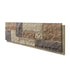 Hausvita PU Stone Panel Faux Stone Look Wall 47.24"L x11.81"W 