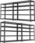 Hausvita Storage Shelves Heavy Duty, 48" L x 18" W x 72" H Garage Wire Shelving Unit Loads 2000LBS, 5-tier Adjustable Metal Industrial Utility Shelf Rack for Kitchen, Laundry Room, Pantry, Warehouse, Basement 