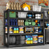 Hausvita Storage Shelves Heavy Duty, 48" L x 18" W x 72" H Garage Wire Shelving Unit Loads 2000LBS, 5-tier Adjustable Metal Industrial Utility Shelf Rack for Kitchen, Laundry Room, Pantry, Warehouse, Basement 
