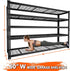 Hausvita Storage Shelves Heavy Duty, 48" L x 18" W x 72" H Garage Wire Shelving Unit Loads 2000LBS, 5-tier Adjustable Metal Industrial Utility Shelf Rack for Kitchen, Laundry Room, Pantry, Warehouse, Basement 