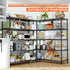 Hausvita Storage Shelves Heavy Duty, 48" L x 20" W x 72" H Garage Wire Shelving Unit Loads 2000LBS, 5-tier Adjustable Metal Industrial Utility Shelf Rack for Kitchen, Laundry Room, Pantry, Warehouse, Basement 