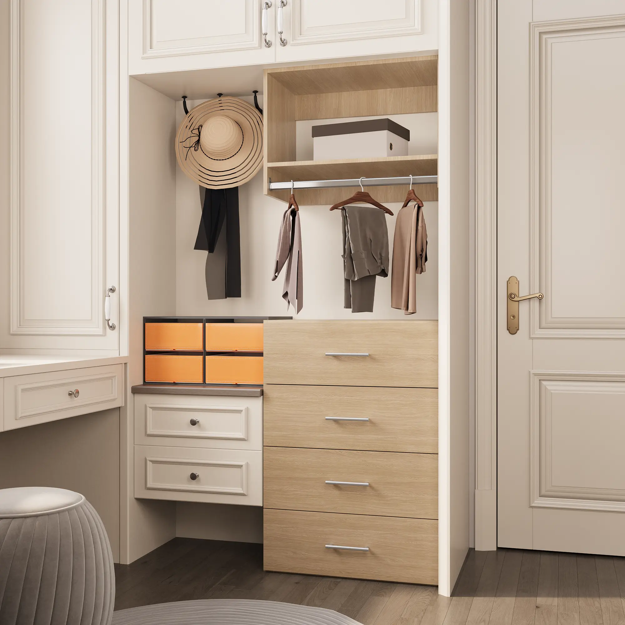 Home Wooden Storage Cabinet 