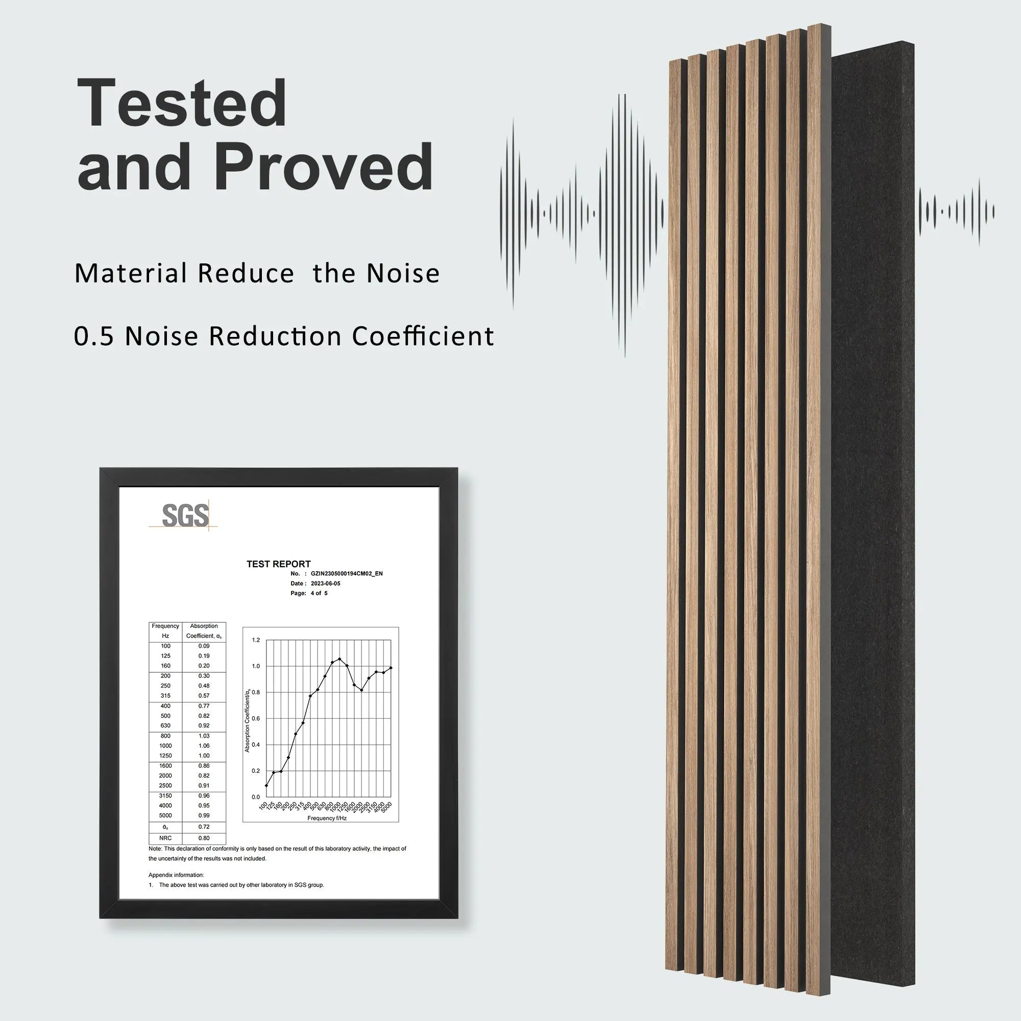 MDF Acoustic Slat Wood Wall Panels 