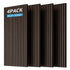 MDF Dark Walnut Acoustic Slat Wood Wall Panels（4PC） 