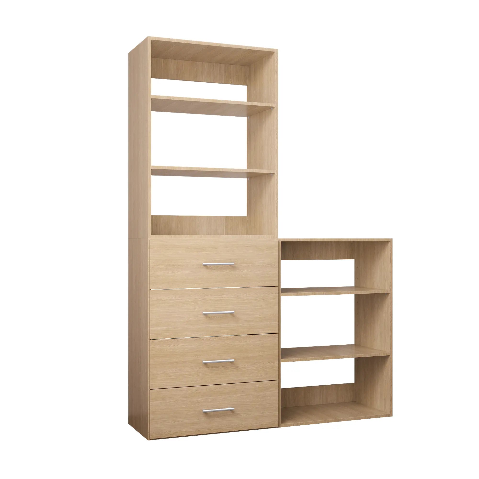 Modular Wardrobe System With 4 Drawers 