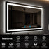 Motion Sensor Frameless LED Smart Bathroom Mirror 