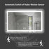 Motion Sensor Frameless LED Smart Bathroom Mirror 