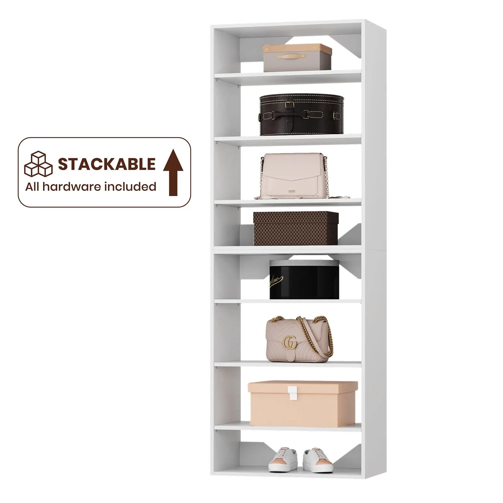 Reach-In Short Tower Closet 