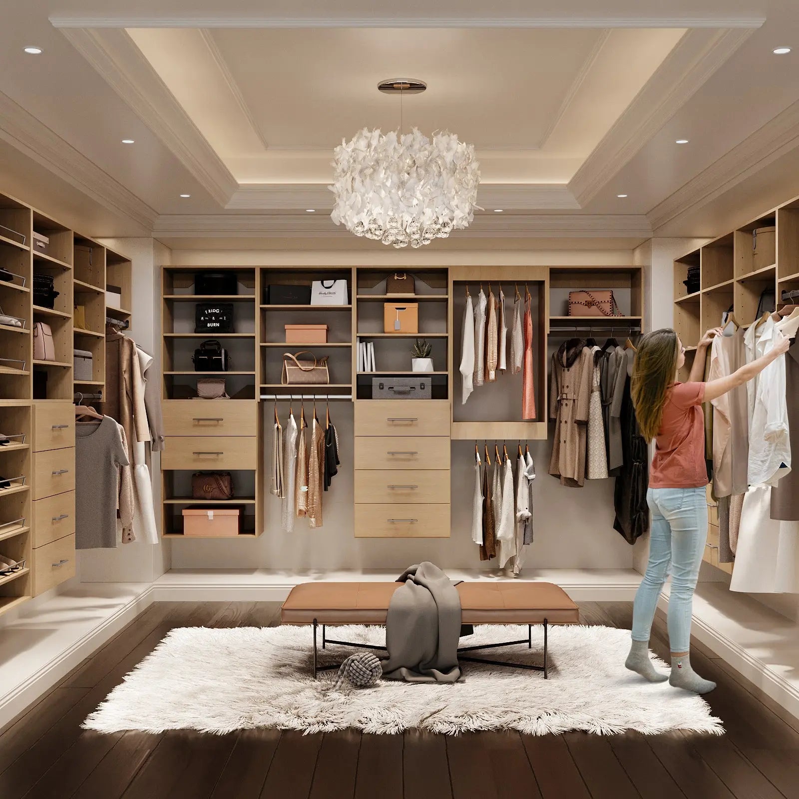 Reach-In Short Tower Closet 