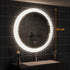 Round Acrylic LED Bathroom Mirror 