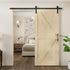 Solid Pine Barn Doors with Barn Door Track Kit 