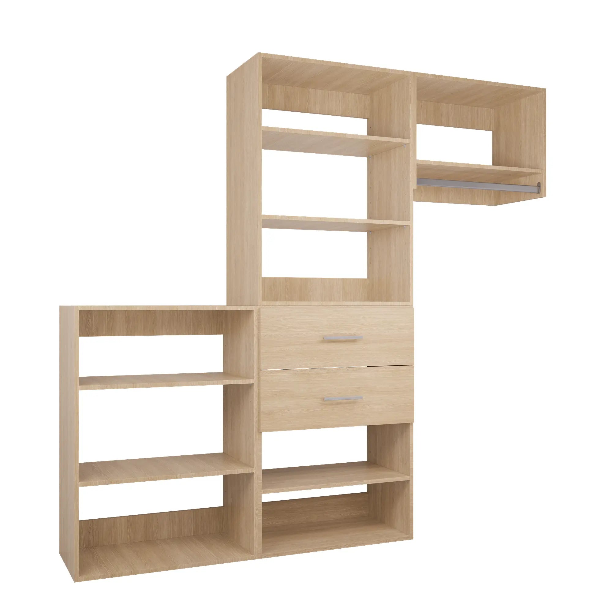 Walk-In Closet System (With Drawers) 