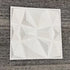White Diamond Textured PVC Wall Panels Tiles Cover 32 Sq Ft 