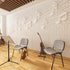 White Diamond Textured PVC Wall Panels Tiles Cover 32 Sq Ft 