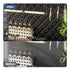 Black Flower Textured PVC Wall Panels Tiles Cover 32 Sq Ft 