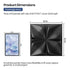 Black Flower Textured PVC Wall Panels Tiles Cover 32 Sq Ft 