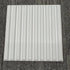 White Textured PVC Slat Wall Panels Tiles Cover 32 Sq Ft 