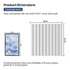 White Textured PVC Slat Wall Panels Tiles Cover 32 Sq Ft 