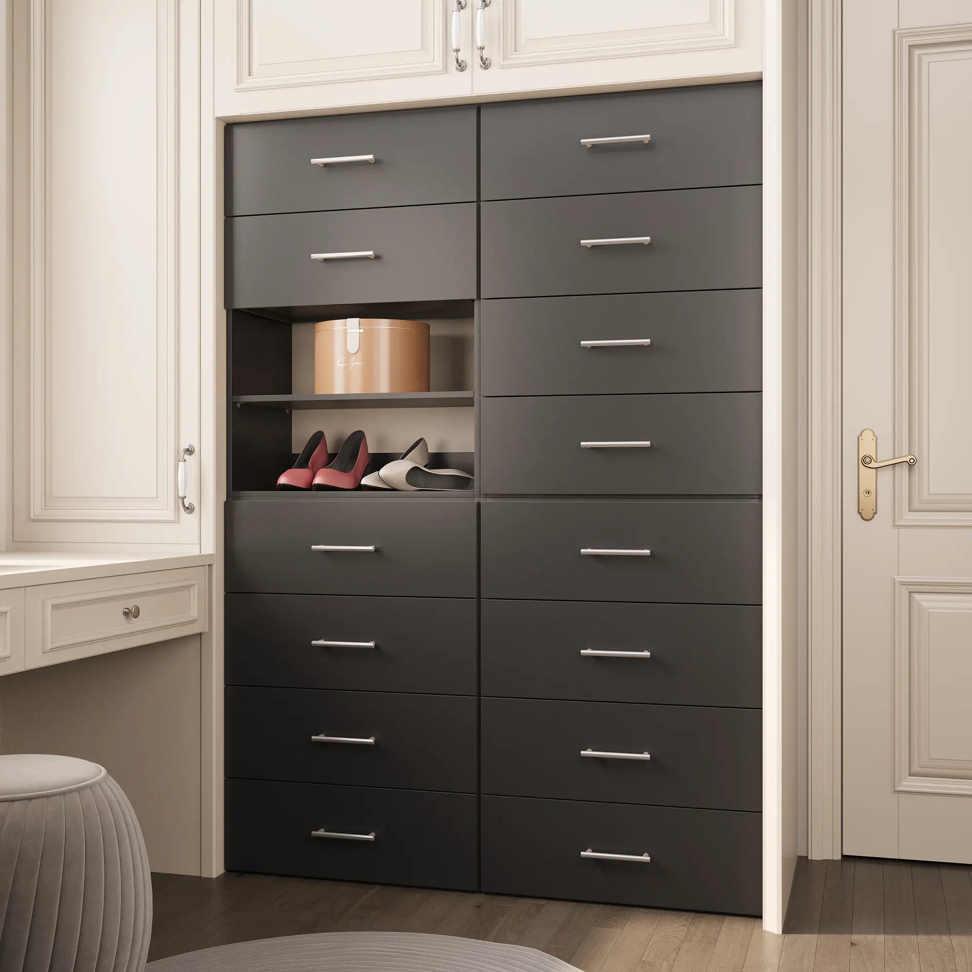 YChoiceMe Living Room Large Storage Cabinet 