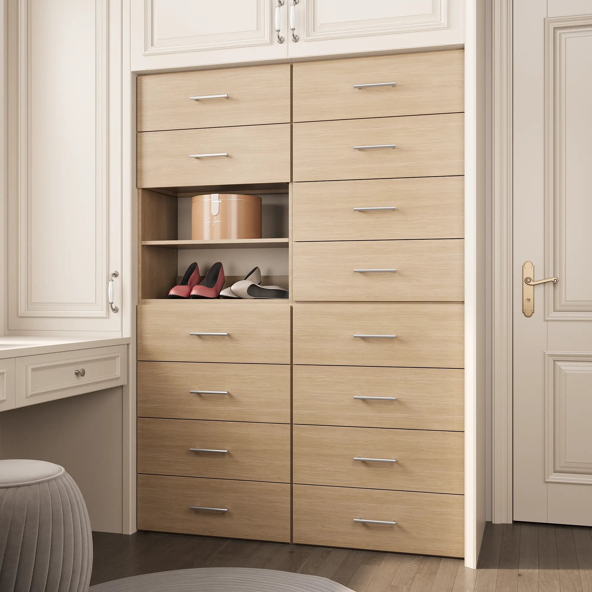 YChoiceMe Living Room Large Storage Cabinet 