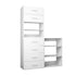 YChoiceMe Two-Piece Storage Cabinet With Drawers 