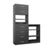 YChoiceMe Two-Piece Storage Cabinet With Drawers 