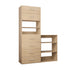 YChoiceMe Two-Piece Storage Cabinet With Drawers 