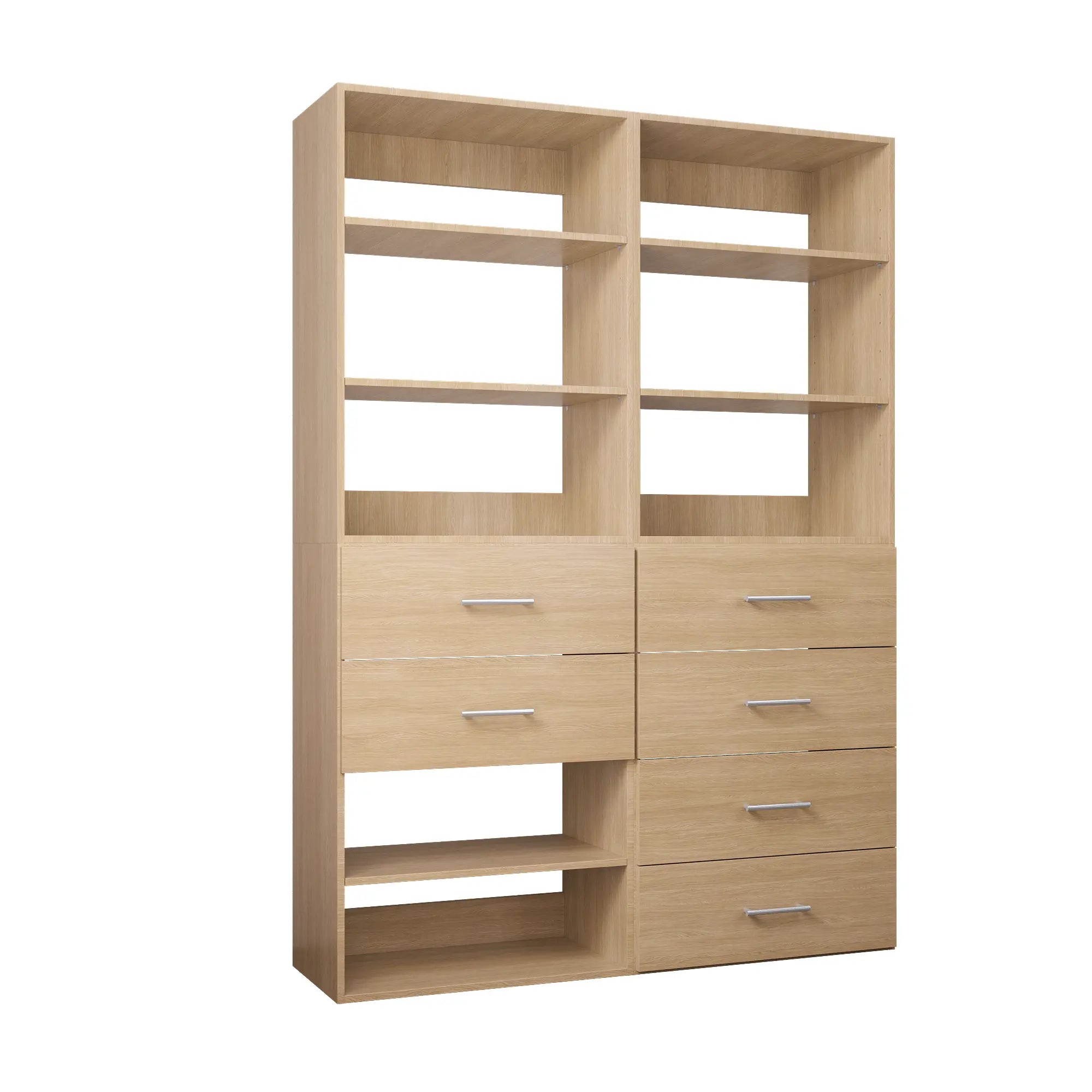 YChoiceMe White 6 Drawer Wardrobe 