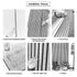 MDF White Oak Acoustic Slat Wood Wall Panels with 3 Sides Fully Wrapped